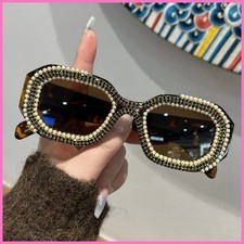1Pc Women's Fashion Glasses New Retro Luxurious Small Square Frame with...