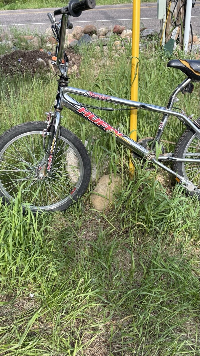 Mid School Huffy Torsion BMX Bike 20” Chrome Freestyle 2000's