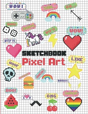 Pixel Art Sketchbook: A Must-Have for Artists of All Levels - Drawing book with