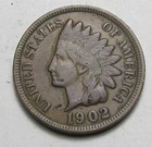 1902 INDIAN HEAD CENT,MOST OF LIBERTY, VERY NICE COIN!!!!(A3)