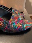 Women's Shoes Size 11.5 Colorful Open Toe Slingback 3" Heels Excellent Condition — photo 6