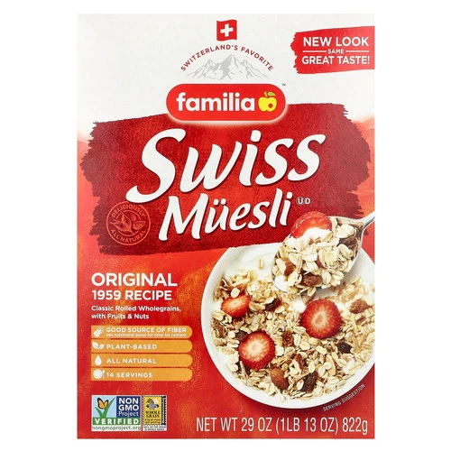 Familia Swiss Muesli Original Recipe 32 oz 908 g All-Natural, Kosher