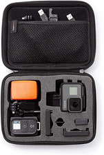 Small Portable Protective Carrying Case for Gopro and Action Camera, Padded with
