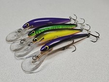 (4) Bagley DEEP DIVING BANG-O-LURE #4...Factory Shaved Lip...Good Colors!!!