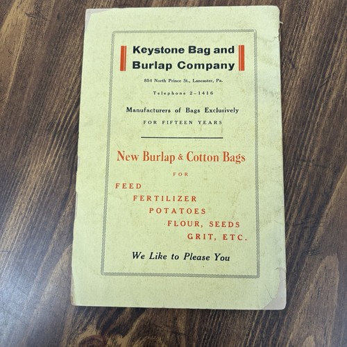 Lancaster County Landwirtschaftsmesse Liste Buch September 1934 Bedarf TLC siehe Fotos - Bild 2 von 24