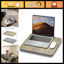 Portable Laptop Desk with Pillow Cushion, Fits 15.6" Laptops, Lap Stand for Bed
