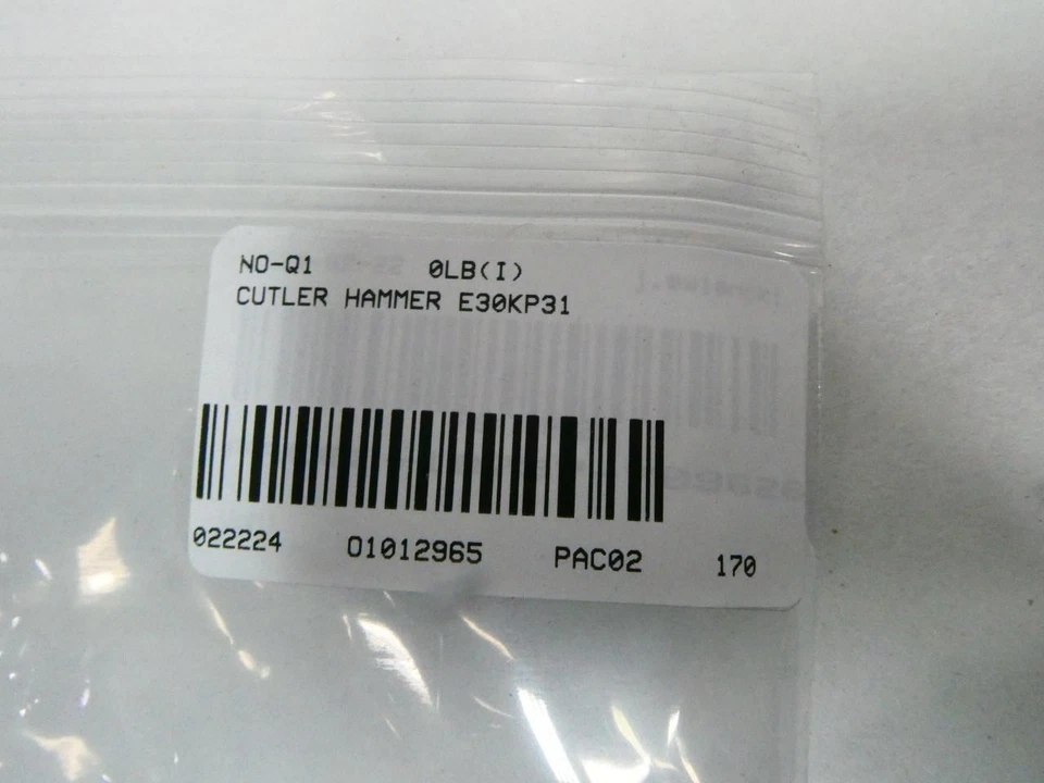 Potenciómetro Cutler Hammer E30KP31 1000ohm Foto 4 de 4