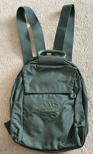 Auth MANDARINA DUCK - GREEN Nylon Backpack