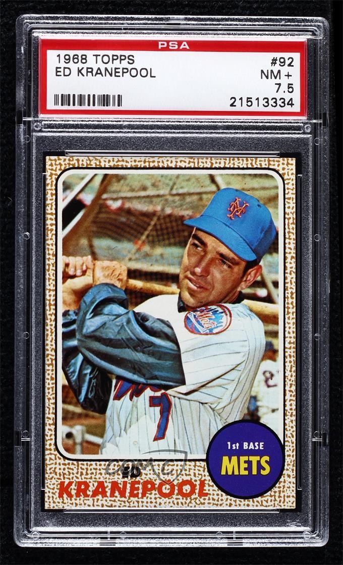 1968 Topps TOPPS #92 Ed Kranepool front
