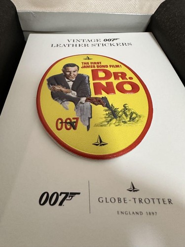 GLOBE TROTTER×007 Travel Sticker Set New with Box