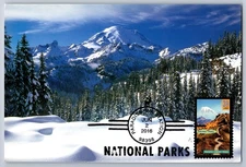 #4043 Wonders of America Pacific Crest Trail Maxi Card w/National Parks Cancel