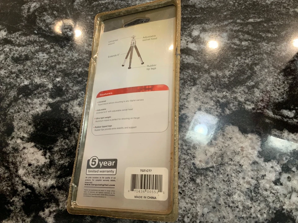 Targus 6” Aluminum Table Top Tripod Universal, Adjustable, Lightweight - TGT-CT7 - Image 4 of 4