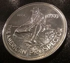 1983 Engelhard ‘The American Prospector’ Vintage 1oz Silver .999 Round‼️KEY DATE