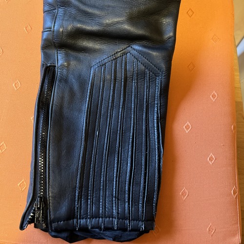 Herren Leder Motorrad-Latzhose Größe 48 wie neu - Bild 3 von 6
