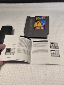 Deja Vu NES tested/works with instructions and dust sleeve 