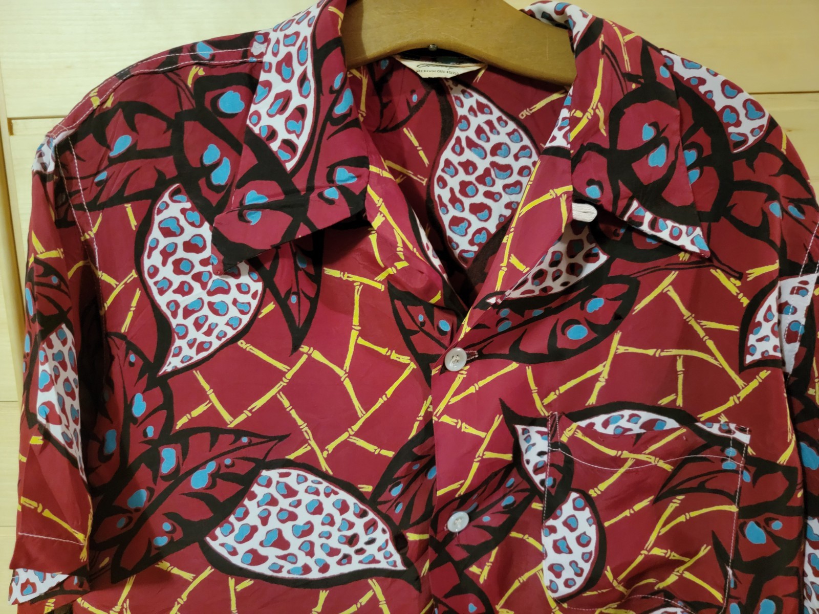 Vintage 40s 50s Rayon Aloha Hawaiian Shirt Size M Gen… - Gem
