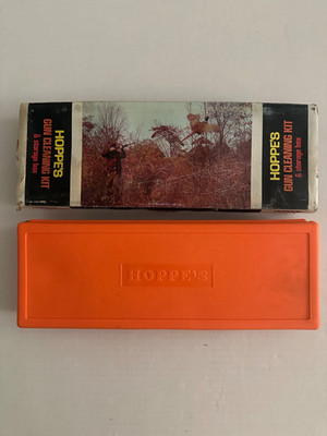 Vintage ''HOPPES'' GUN CLEANING KIT & STORAGE BOX. NOS. No.9