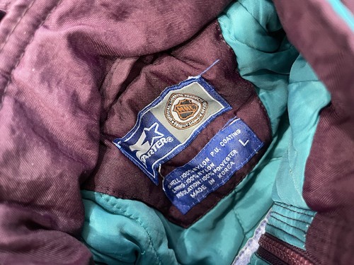 Vintage Mighty Ducks Starterjacke Mantel Jugend Kinder Größe Large - Bild 10 von 13