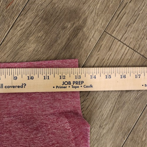 Leggings rosa Victoria’s Secret senza cuciture taglia M ping vita alta elasticizzato - Foto 4 di 6