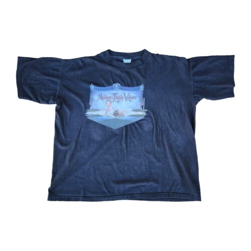Vintage Addams Family Values Movie Promo T-shirt XL Horror Wednesday Halloween