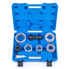 OMT Exhaust Pipe Stretcher Expander 1-5/8" to 4-1/4" Blue Tool Kit Set with Case