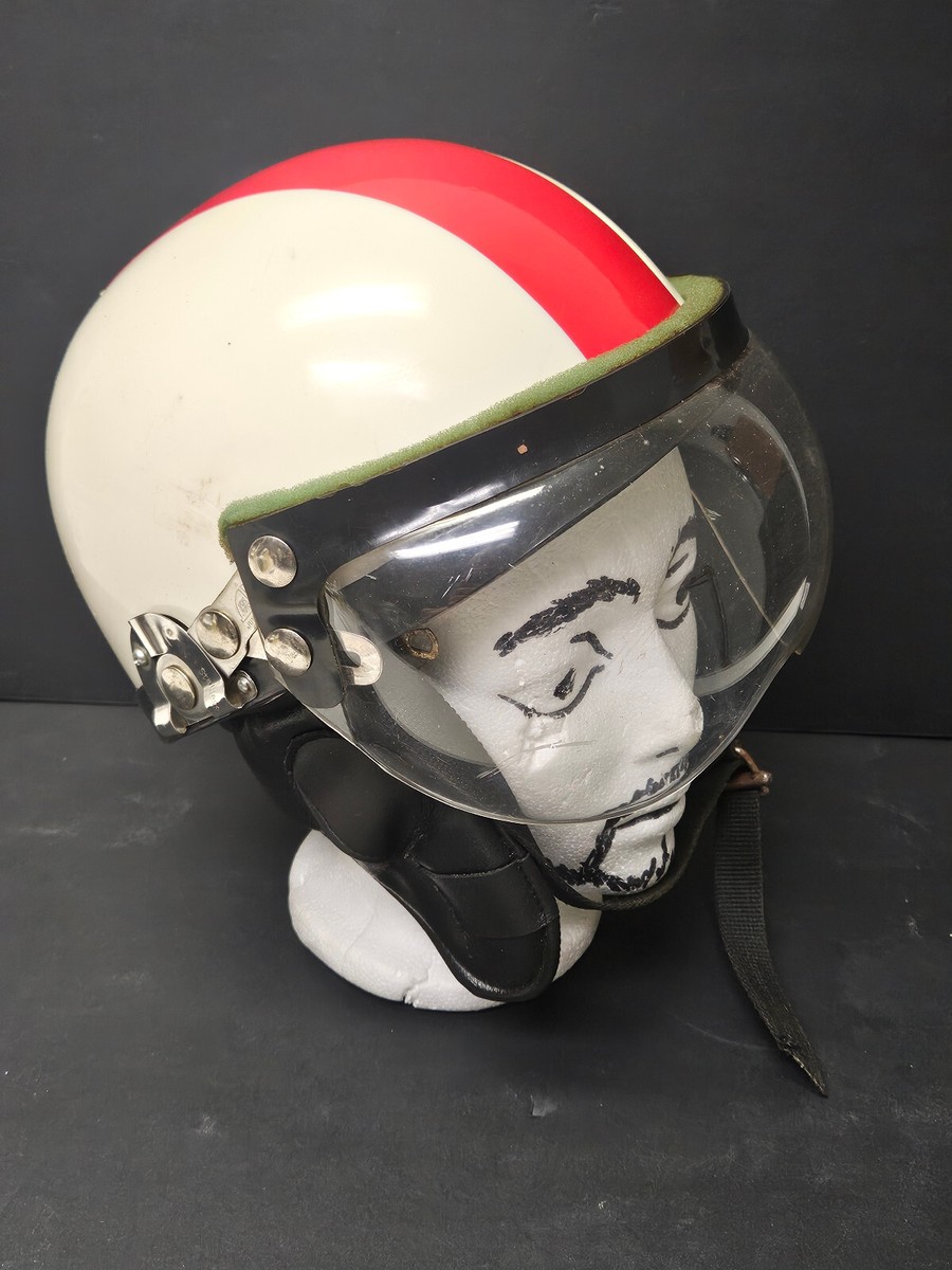 Pilot Harley Helmets India Vtg AJAPAN Motorcycle Half Shell Helmet