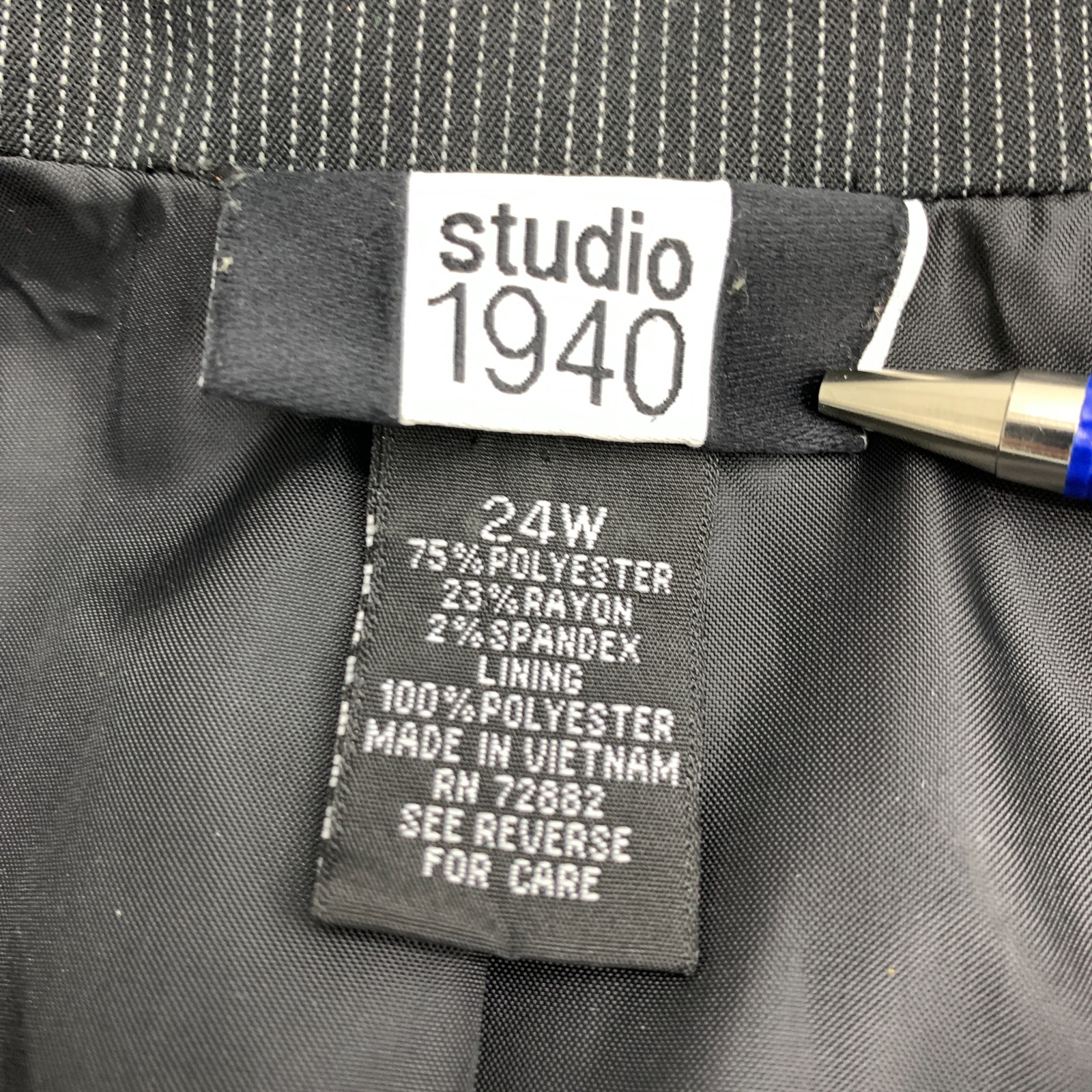 Studio 1940 Single Button Blazer Jacket Women's P… - image 5