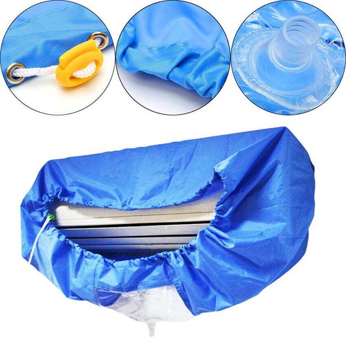 Cubierta de aire acondicionado Lavado Limpieza Polvo Protector Impermeable Limpiador Hogar - Imagen 12 de 12