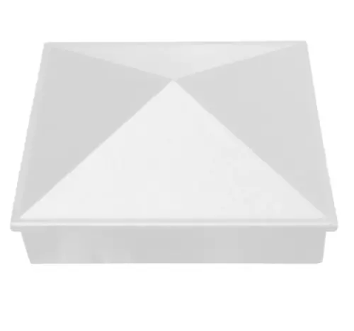 100mm x 100mm Fencing Capping 25x Caps WHITE Aluminum Post Cap - Picture 4 of 8