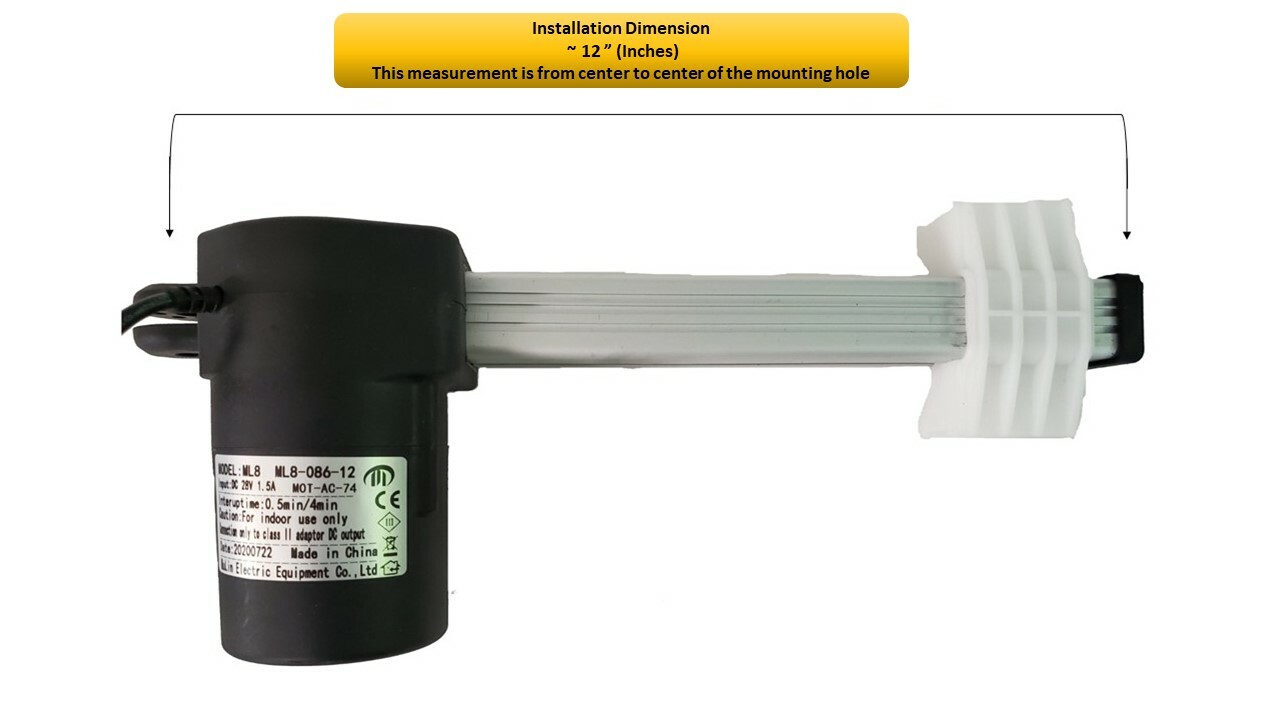 Mulin Electric Motor Actuator ML808612 Power Recliner Motor eBay