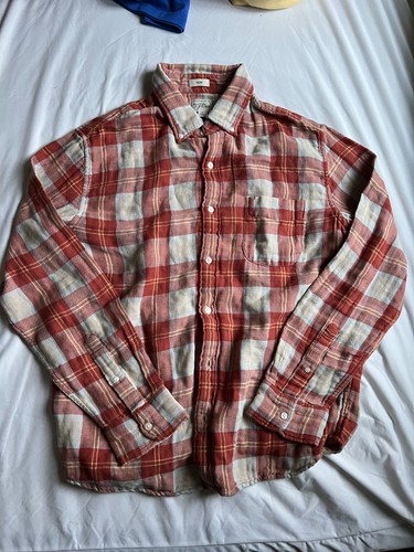 J. Crew Flannel Double-Sided Work shirt large slim fit $98 - Picture 2 of 4