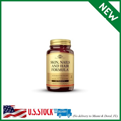Solgar Skin, Nails & Hair, Advanced MSM Formula, 120 Tablets - Supports Collagen