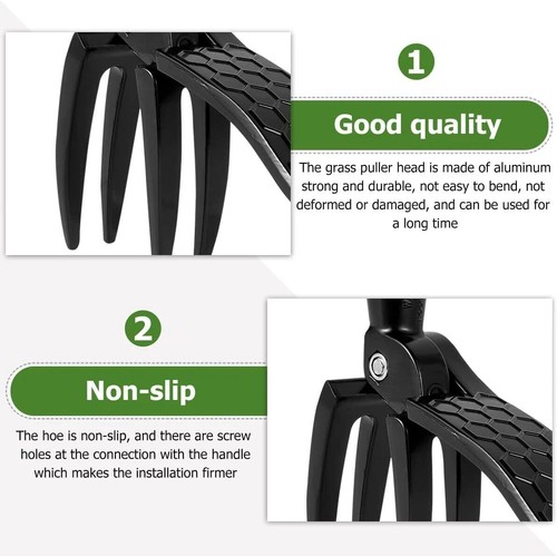 Weeder Puller Stand Up Weed Tool Handle Claw Garden Outdoor Root Remover Killer - Picture 5 of 15