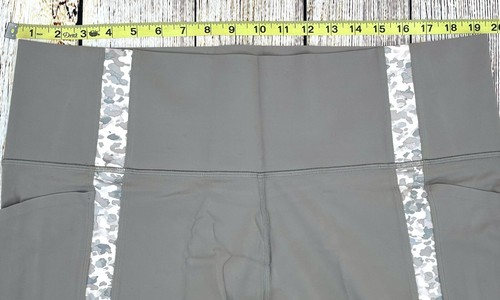 NWT ATHLETA Salutation Stash Pocket II Serene 7/8 Tight Plus Size 3X Bluff Gray - Picture 5 of 12