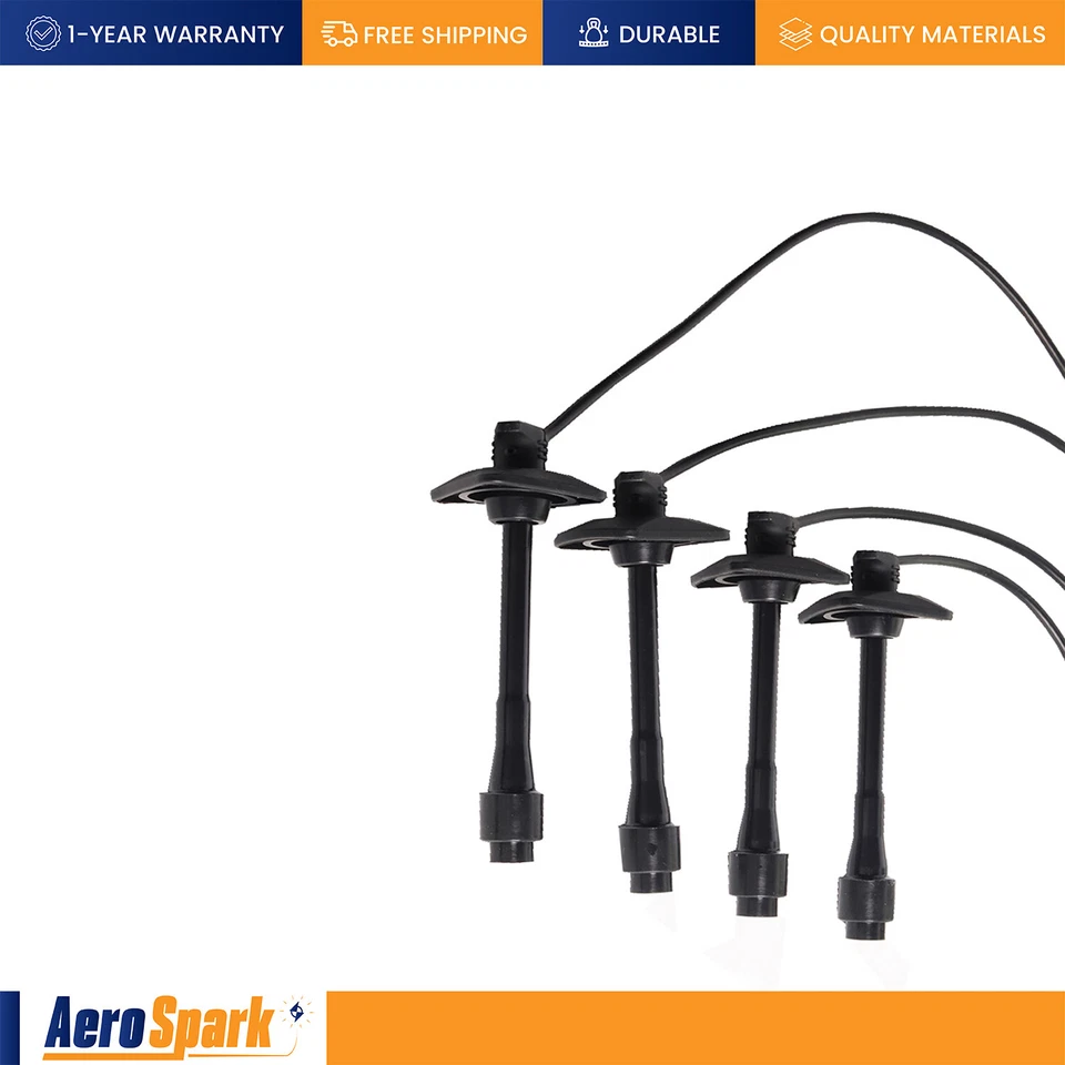 Juego de cables de bujía y bujía de platino para Toyota Camry Solara RAV4 1997-2001 Foto 4 de 4
