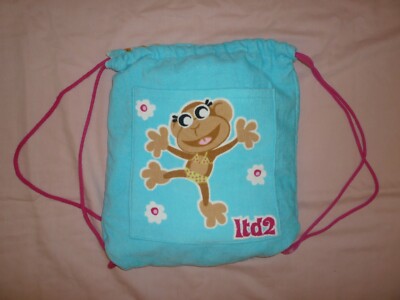 LTD2 Limited Two Kids Back Pack Beach Towel Dancing Monkey NWOT  (T728)