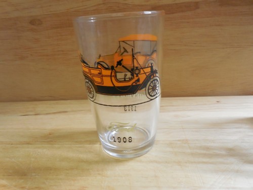 Set of 4 Vintage Hazel Atlas 3 3/4" " Antique Car" Swanky Swigs - - Picture 5 of 11