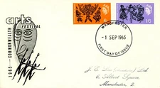 GB FDC Sept 1965 Commonwealth Arts. GPO Manchester p/m. Catalogue £20
