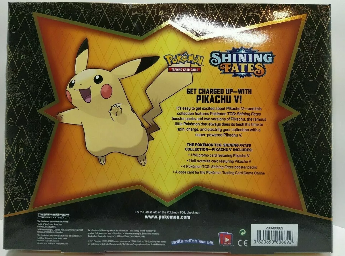 Pokemon TCG: Shining Fates Collection - Pikachu V 