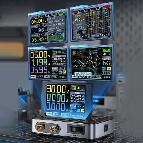 FNIRSI DPS150 2.8inch CNC DC Power Supply Adjustable 30V 5A 150W PD QC DC Power - Picture 14 of 20