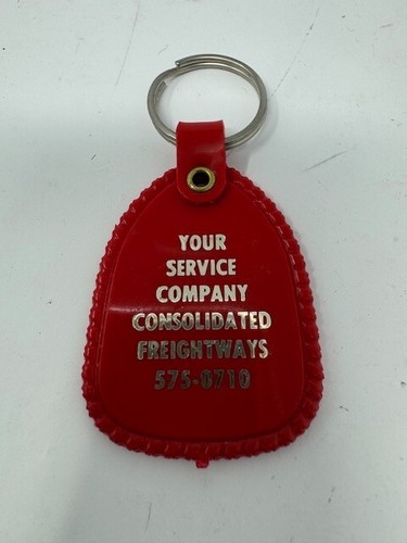 CONSOLIDATED FREIGHTWAYS Plastic Keychain - Picture 1 of 2
