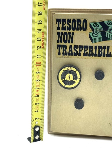 VINTAGE Anni 80 CASSAFORTE SALVADANAIO MINIATURA SAFE MONEY Senza Chiave#JY - Picture 5 of 5