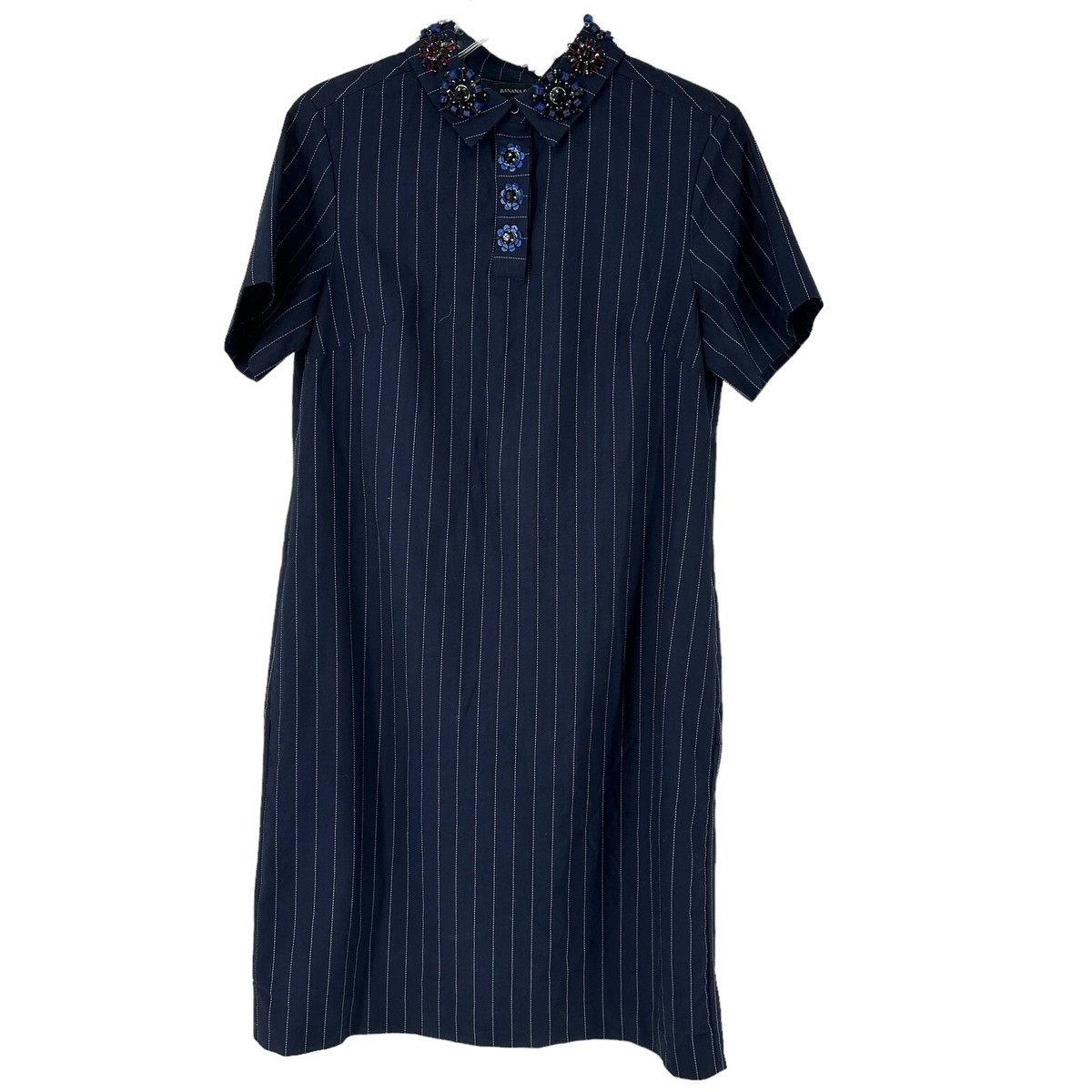 Casual Striped Pocket POLO collar Shirt Dress Dresses Casual Striped Pocket POLO collar Shirt Dress Dresses