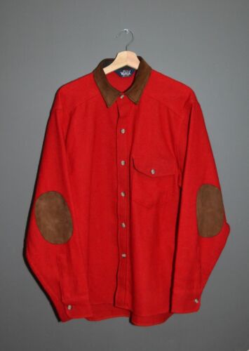 Woolrich 1970s Wool Shirt L-XL Made in USA - Picture 2 of 8