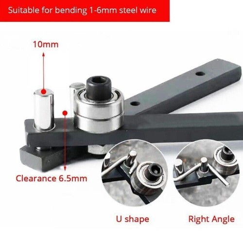 1x Steel Bar Bender Braided Basket Anchor Hook Iron Steel Manual Bending Machine - Picture 14 of 25