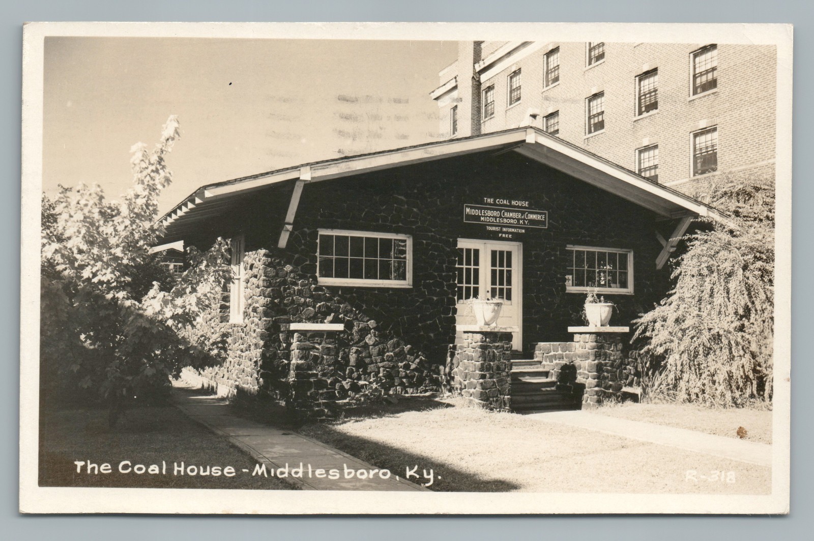 Coal House MIDDLESBORO KY Rare RPPC Vintage Photo—Bell County Mining