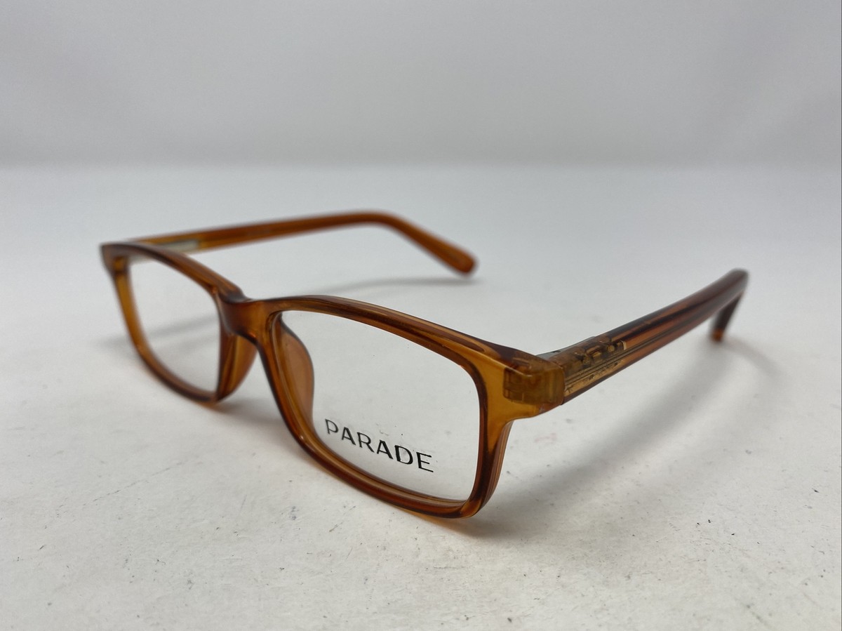 Parade 1732 CRYSTAL BROWN 45-15-130 Plastic Full Rim Eyeglasses
