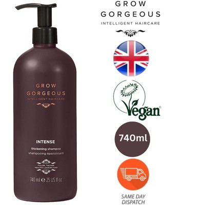 Grow Wunderschönes intensives verdickendes Shampoo glänzen & sichtbares Volumen erhöhen - 740ml