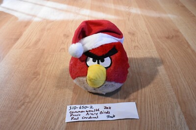 Commonwealth Rovio Angry Birds Christmas Red the Cardinal 2011 Plush(310-650-2)
