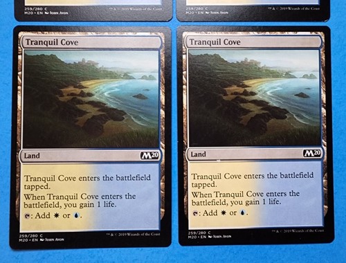 4x Tranquil Cove Core Set 2020 Mtg Magic Gathering Card Dual Land Gate Mana 259 - Picture 3 of 4